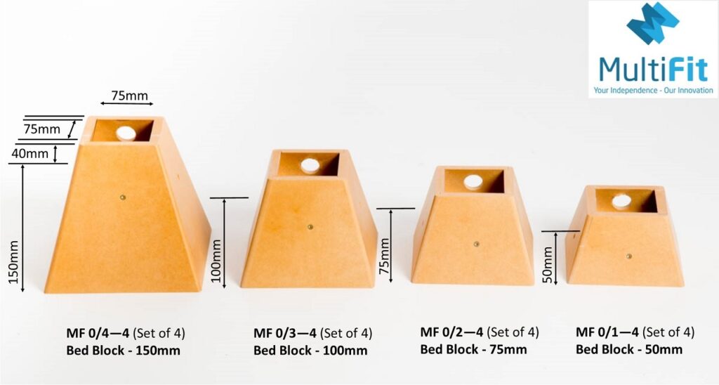 Bed Blocks Bed RaisersMultifit